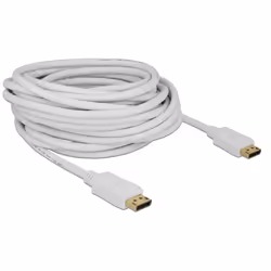 DeLOCK 84863 câble DisplayPort 10 m Blanc