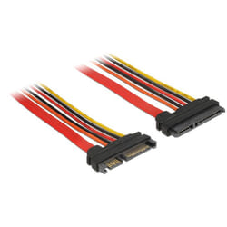 DeLOCK 84917 câble SATA 0,1 m SATA 22-pin Orange, Rouge, Jaune