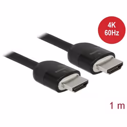 DeLOCK 84963 câble HDMI 1 m HDMI Type A (Standard) Noir
