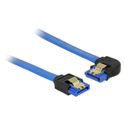 DeLOCK 84985 câble SATA 0,5 m SATA 7-pin Noir, Bleu