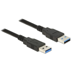 DeLOCK 85061 câble USB 1,5 m USB 3.2 Gen 1 (3.1 Gen 1) USB A Noir