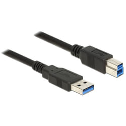 DeLOCK 85068 câble USB 2 m USB 3.2 Gen 1 (3.1 Gen 1) USB A USB B Noir
