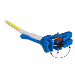 DeLOCK 85085 câble de fibre optique 3 m LC OS2 Jaune