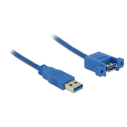 DeLOCK USB 3.0 A, 1m câble USB USB 3.2 Gen 1 (3.1 Gen 1) USB A Bleu
