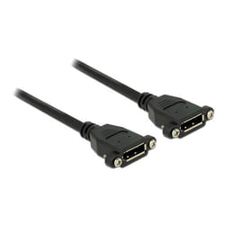 DeLOCK 0.5m F-F DisplayPort Noir