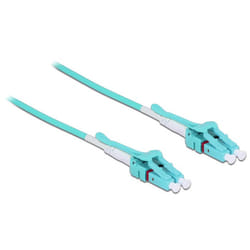 DeLOCK 1m, 2xLC câble de fibre optique LC OM3 Turquoise