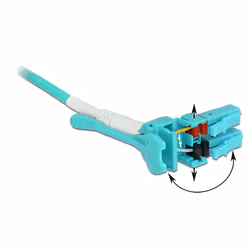 DeLOCK 85131 câble de fibre optique 10 m LC OM3 Bleu