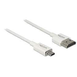 DeLOCK 85148 câble HDMI 0,5 m HDMI Type A (Standard) HDMI Type D (Micro) Blanc