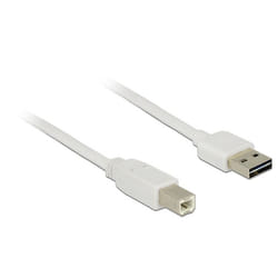 DeLOCK 85154 câble USB 3 m USB 2.0 USB A USB B Blanc