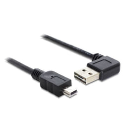 DeLOCK 85175 câble USB 0,5 m USB 2.0 USB A Mini-USB B Noir