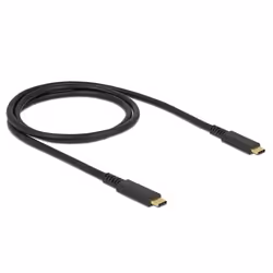 DeLOCK 85207 câble USB 1 m USB 3.2 Gen 2 (3.1 Gen 2) USB C Noir