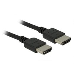 DeLOCK 85217 câble HDMI 2 m HDMI Type A (Standard) Noir