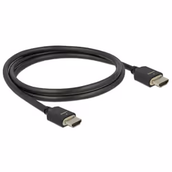DeLOCK 85293, 1 m, HDMI Type A (Standard), HDMI Type A (Standard), Compatibilité 3D, 48 Gbit/s, Noir