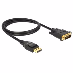 DeLOCK 85312, 1 m, DisplayPort, DVI-D, Mâle, Mâle, Droit