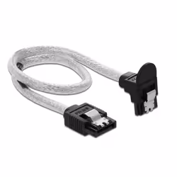 DeLOCK 85345, 0,3 m, SATA 7-pin, SATA 7-pin, Mâle/Femelle, Droit, Bas