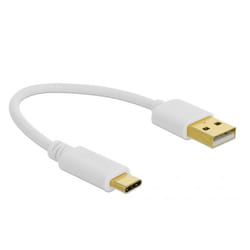 DeLOCK 85355 câble USB 0,15 m USB A USB C Blanc