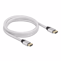 DeLOCK 85367 câble HDMI 2 m HDMI Type A (Standard) Argent