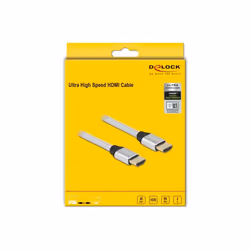 DeLOCK 85367 câble HDMI 2 m HDMI Type A (Standard) Argent