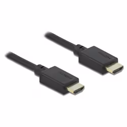 DeLOCK 85384, 1 m, HDMI Type A (Standard), 3 x HDMI Type A (Standard), Compatibilité 3D, 48 Gbit/s, Noir