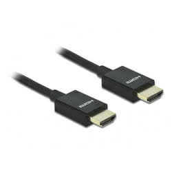 DeLOCK 85385 câble HDMI 2 m HDMI Type A (Standard) Noir