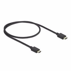 DeLOCK 85386 câble HDMI 0,5 m HDMI Type A (Standard) Noir