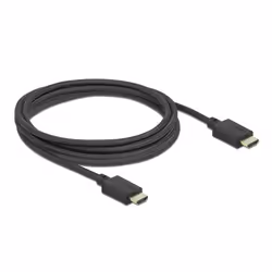 DeLOCK 85389 câble HDMI 2,5 m HDMI Type A (Standard) Noir