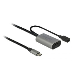 DeLOCK 85392 câble USB 5 m USB 3.2 Gen 1 (3.1 Gen 1) USB C Noir, Gris
