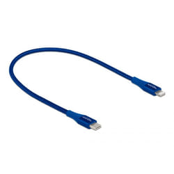 DeLOCK 85415 câble Lightning 0,5 m Bleu