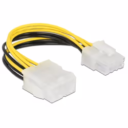 DeLOCK 85451, 0,15 m, 8-pin EPS12V, 8-pin EPS12V, Mâle, Femelle, Droit