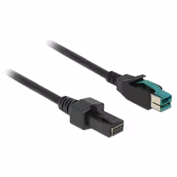 DeLOCK 85483 câble électrique Noir 2 m PoweredUSB