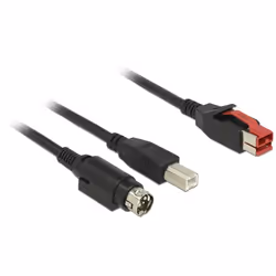 DeLOCK 85490, 4 m, USB B, USB 2.0, 480 Mbit/s, Noir