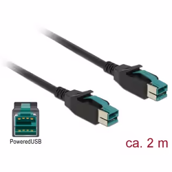 DeLOCK 85493, 2 m, PoweredUSB, PoweredUSB