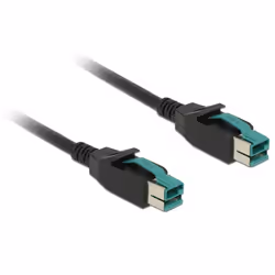 DeLOCK 85493 câble électrique Noir 2 m PoweredUSB