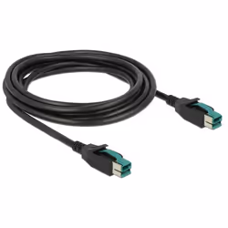 DeLOCK 85494 câble électrique Noir 3 m PoweredUSB