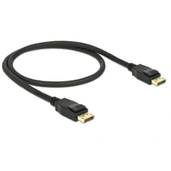 DeLOCK 85506 câble DisplayPort 0,5 m Noir