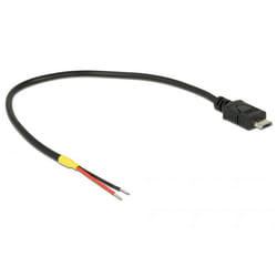 DeLOCK 85541 câble USB 0,2 m USB 2.0 Micro-USB B Noir