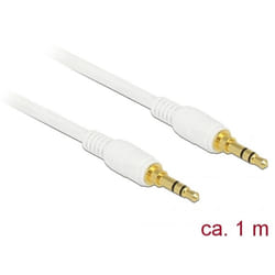 DeLOCK 85548 câble audio 1 m 3,5mm Blanc