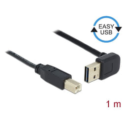 DeLOCK 85558 câble USB 1 m USB 2.0 USB A USB B Noir