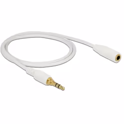 DeLOCK 85577 câble audio 1 m 3,5mm Blanc