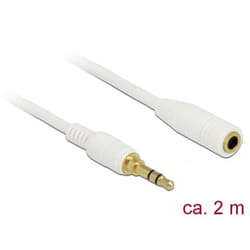 DeLOCK 85579 câble audio 2 m 3,5mm Blanc