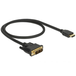 DeLOCK 85581 câble vidéo et adaptateur 0,5 m HDMI Type A (Standard) DVI-D Noir