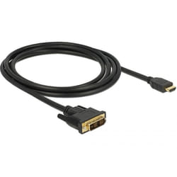 DeLOCK 85584 câble vidéo et adaptateur 2 m HDMI Type A (Standard) DVI-D