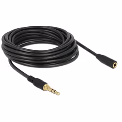 DeLOCK 85590 câble audio 5 m 3,5mm Noir