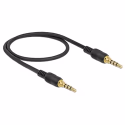 DeLOCK 85592 câble audio 0,5 m 3,5mm Noir