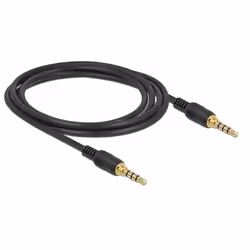 DeLOCK 85598 câble audio 2 m 3,5mm Noir