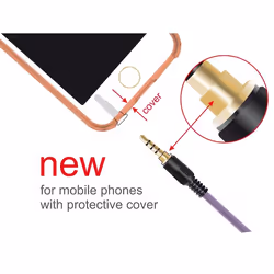 DeLOCK 85599 câble audio 2 m 3,5mm Violet