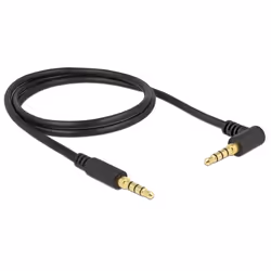 DeLOCK 85610 câble audio 1 m 3,5mm Noir