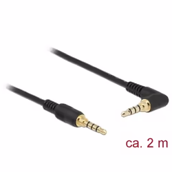 DeLOCK 85613, 3,5mm, Mâle, 3,5mm, Mâle, 2 m, Noir