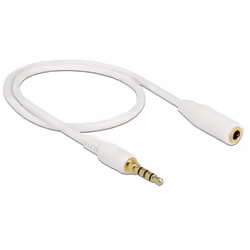 DeLOCK 85628 câble audio 0,5 m 3,5mm Blanc