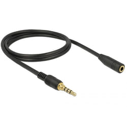 DeLOCK 85629 câble audio 1 m 3,5mm Noir